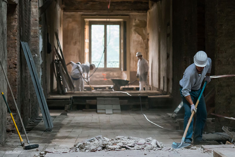 selective interior demolition project