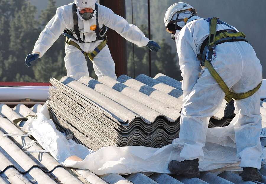roofing project in progress